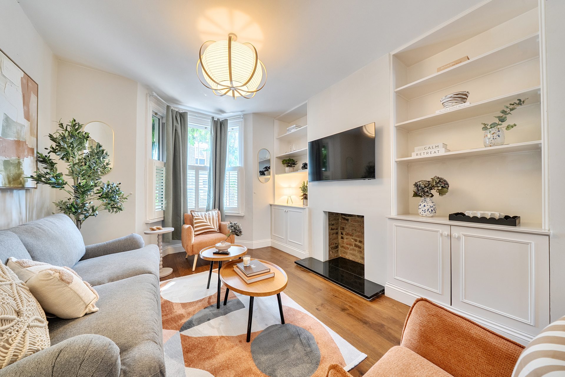 Sudlow Road reception room, furnished and let