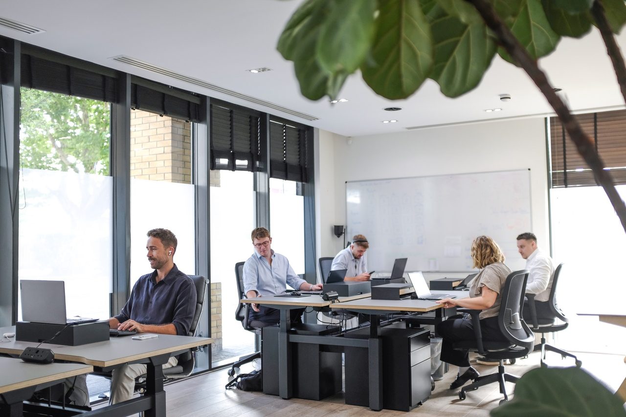 The London Shared team at work in our Wandsworth office